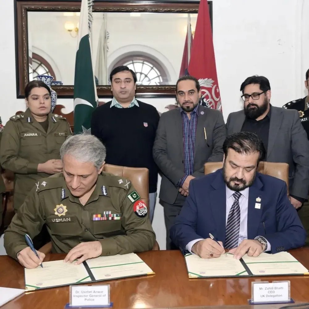 MOU Signed With IG Punjab Dr. Usman Anwar